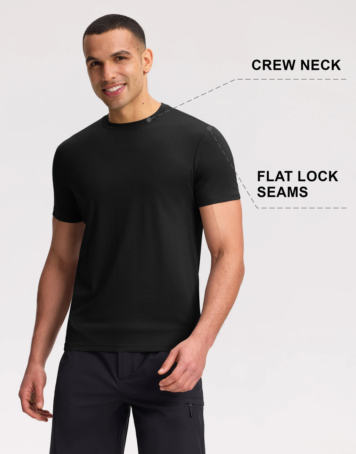 Pioneer Camp Men's Bamboo Viscose Soft Crew Neck T-Shirt