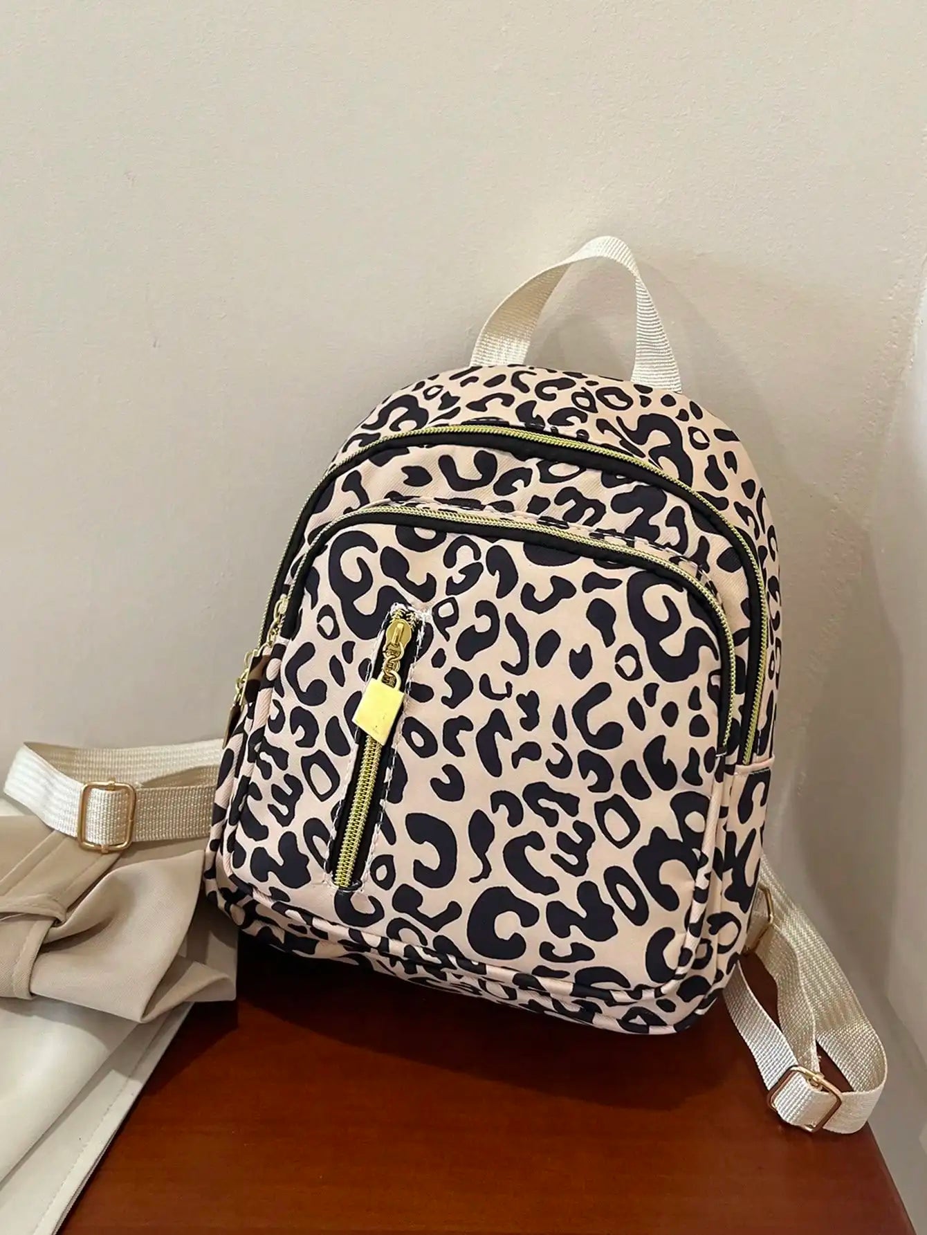 Nylon Women's Black Backpack With Laptop Compartment Casual Everyday