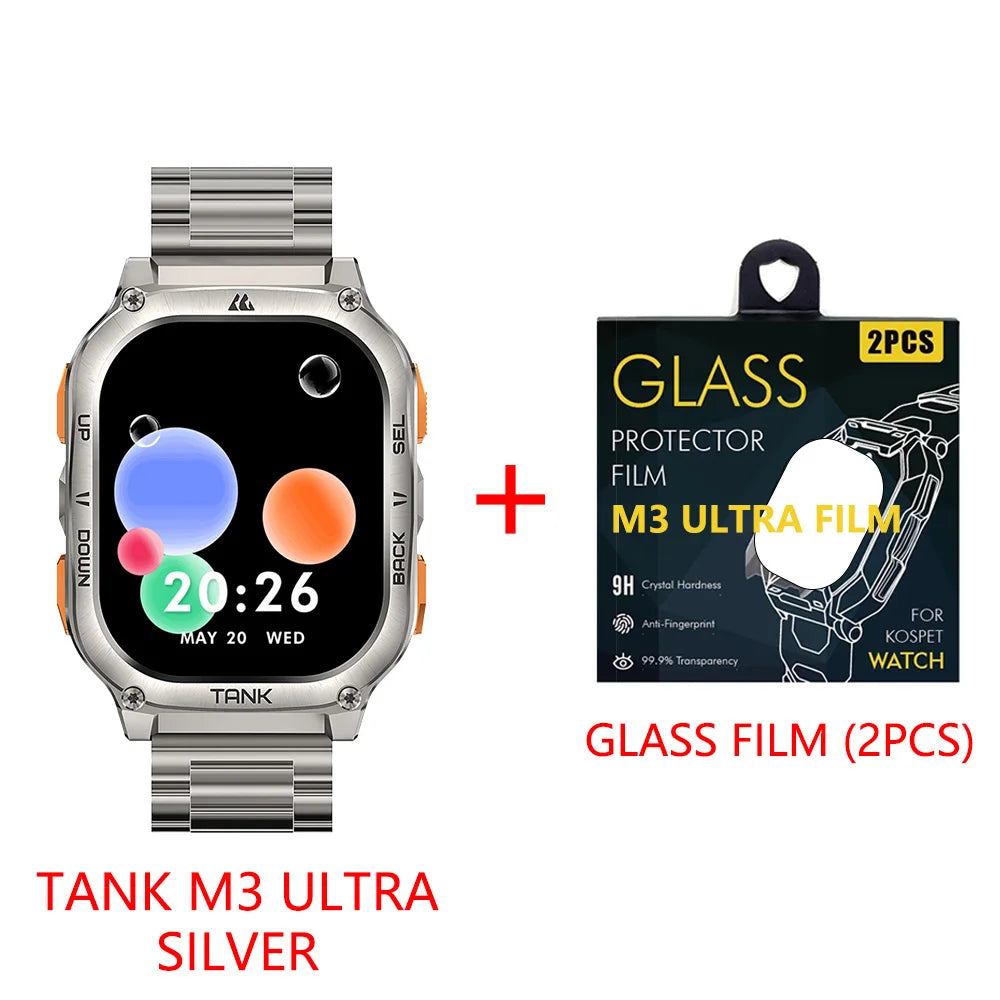 KOSPET Tank M3 Ultra GPS Smartwatch With 5ATM Waterproof