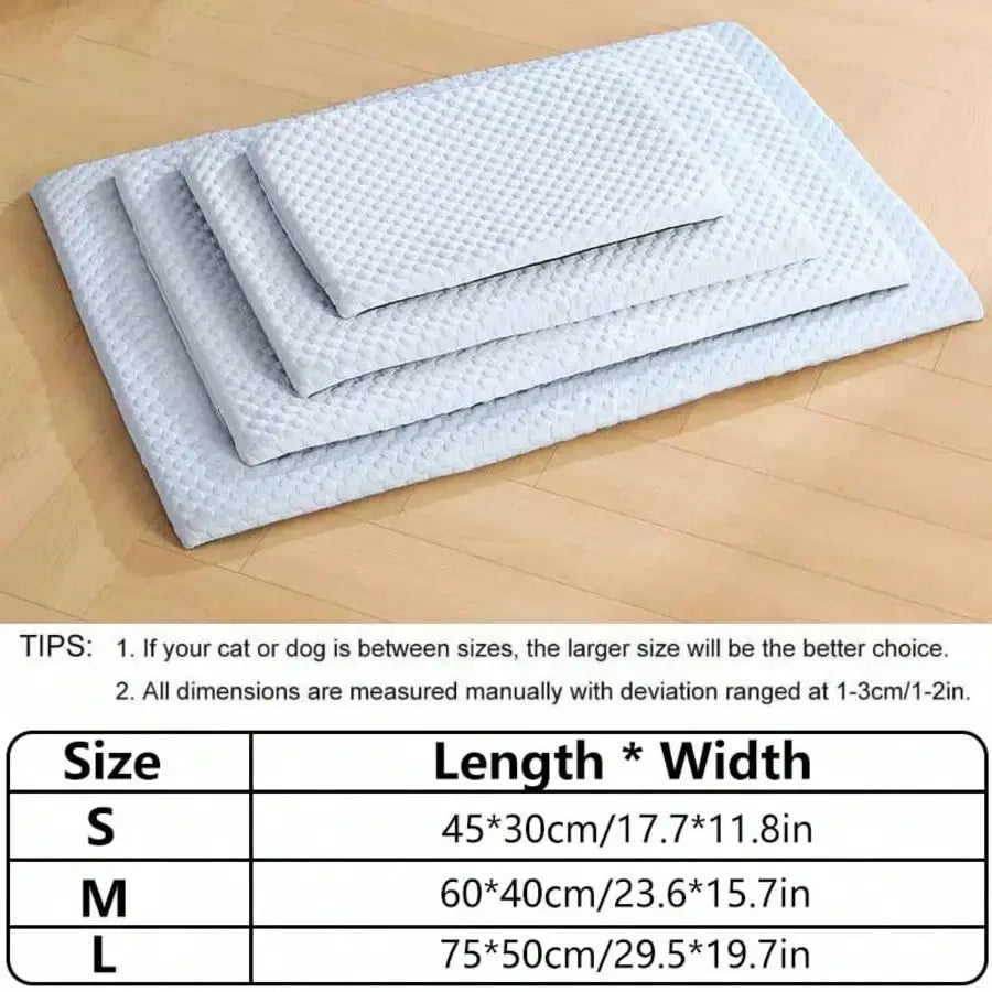 Cooling Cat Bed With Thick Padding Non Slip Washable