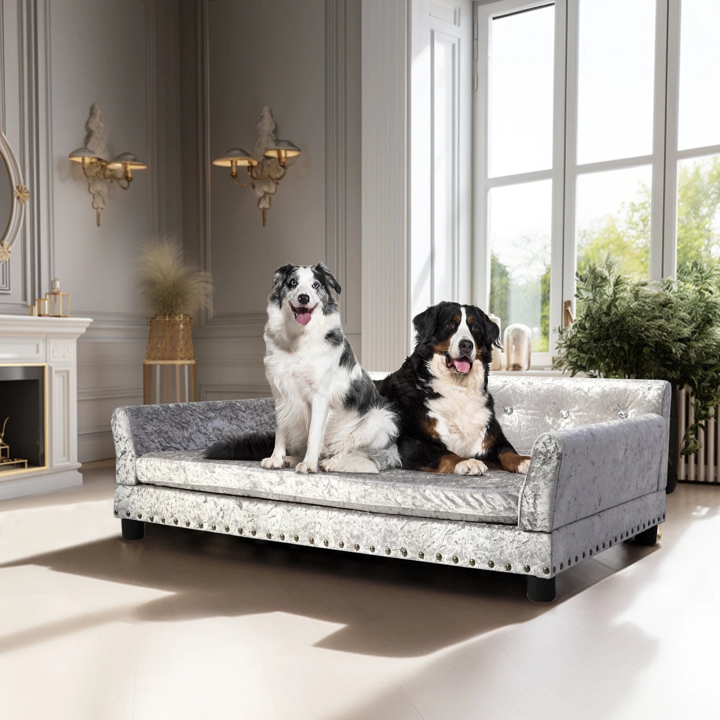 BORWART CN Heavy Duty Raised Pet Sofa Bed For Dogs And Cats