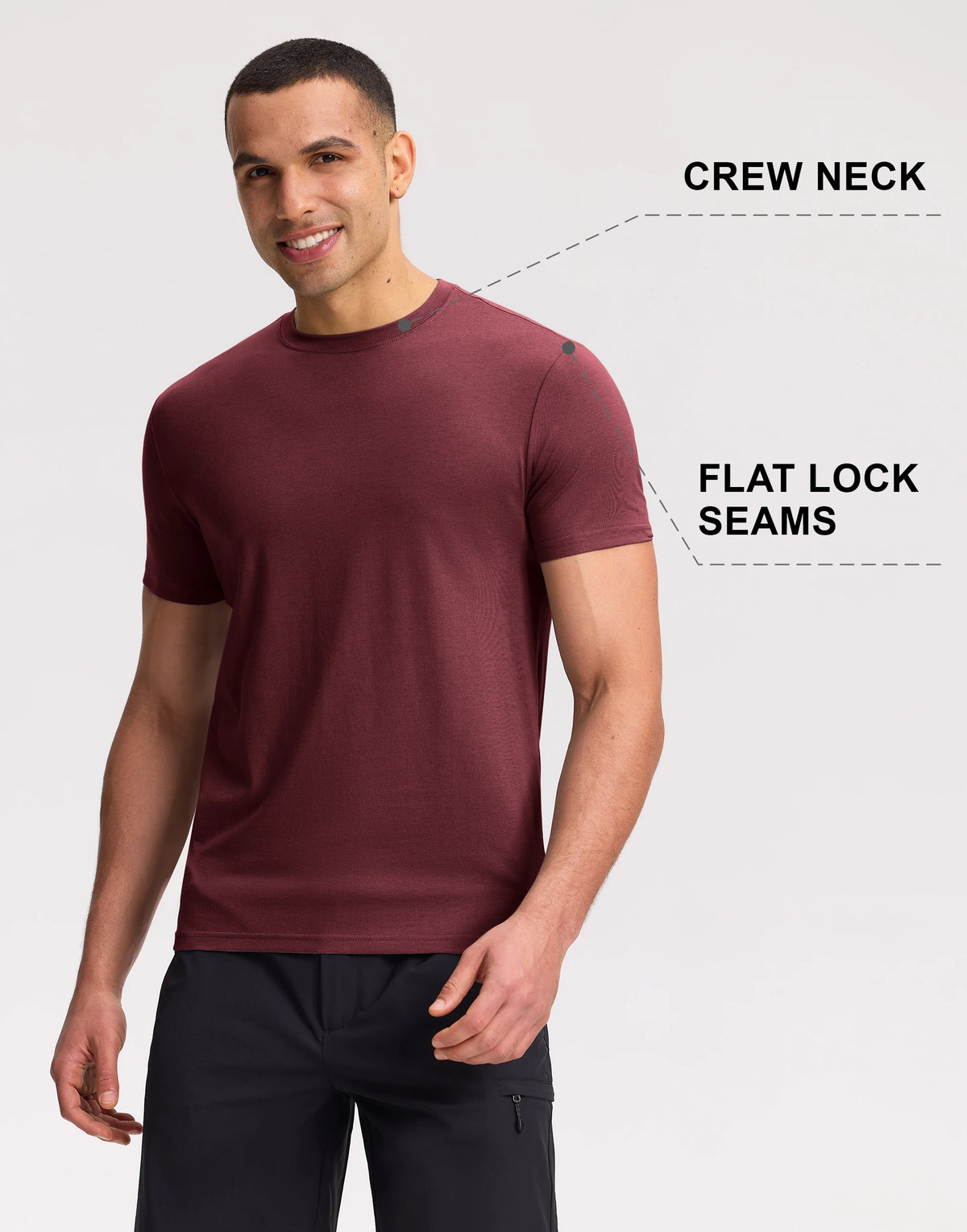 Pioneer Camp Men's Bamboo Viscose Soft Crew Neck T-Shirt
