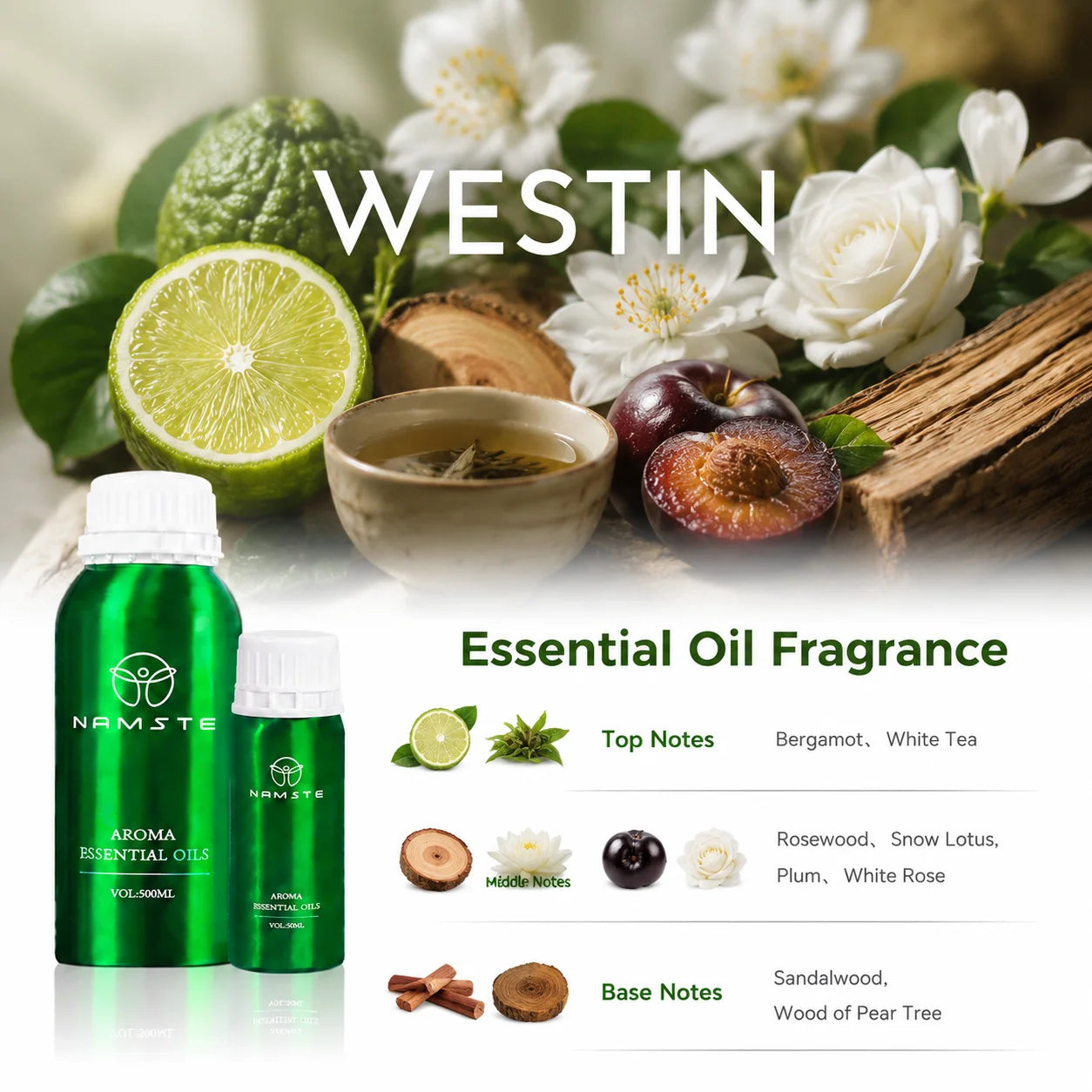 Namste Hotel Room Fragrance Diffuser Pure Plant Essential Oil