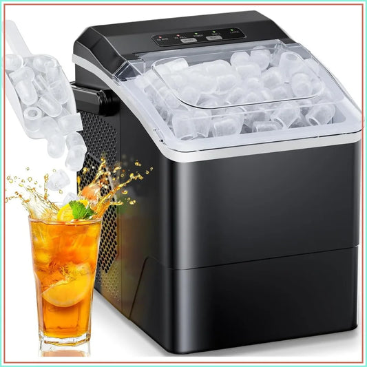 Ice Maker Countertop Portable With Two Ice Sizes Self Cleaning