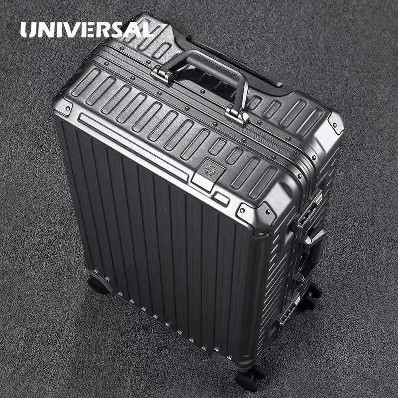 Ultra Sturdy Aluminum Frame Luggage Set, Two Piece Carry On