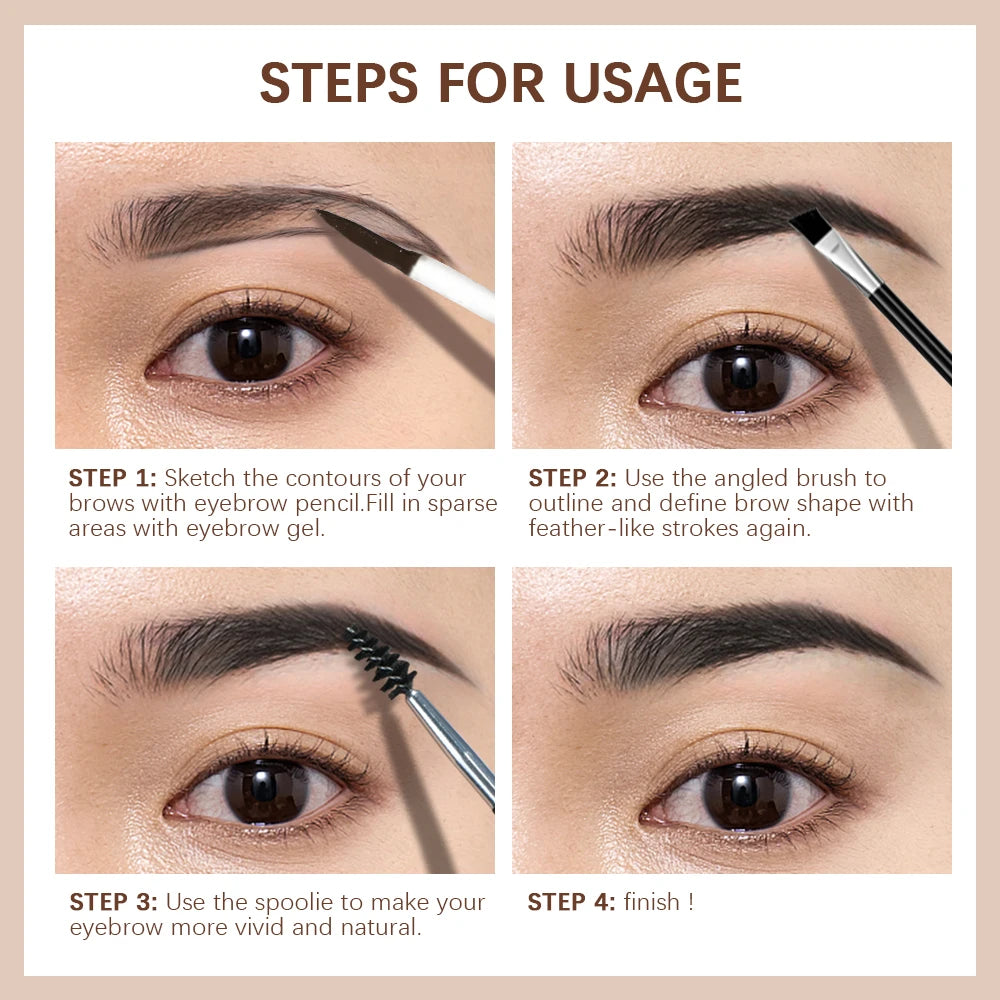 Lakerain Waterproof Eyebrow Gel Highly Pigmented Long Lasting