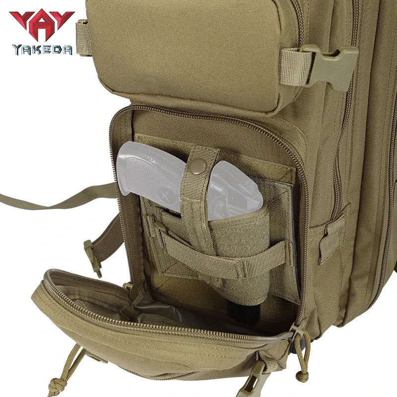 YAKEDA Tactical Molle Backpack Waterproof Outdoor Hiking Pack
