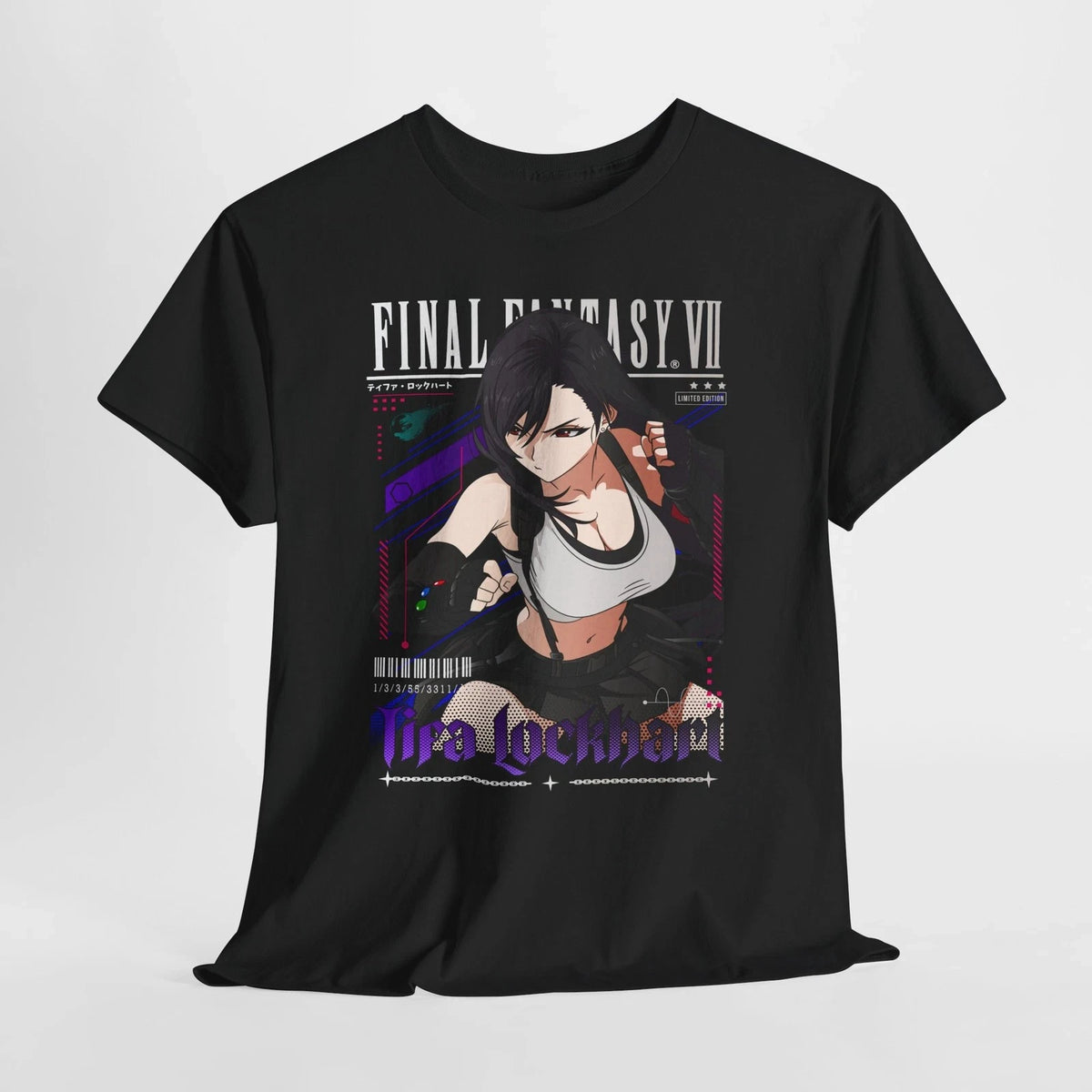 Tifa Lockhart Final Fantasy VII Cotton Graphic T Shirt