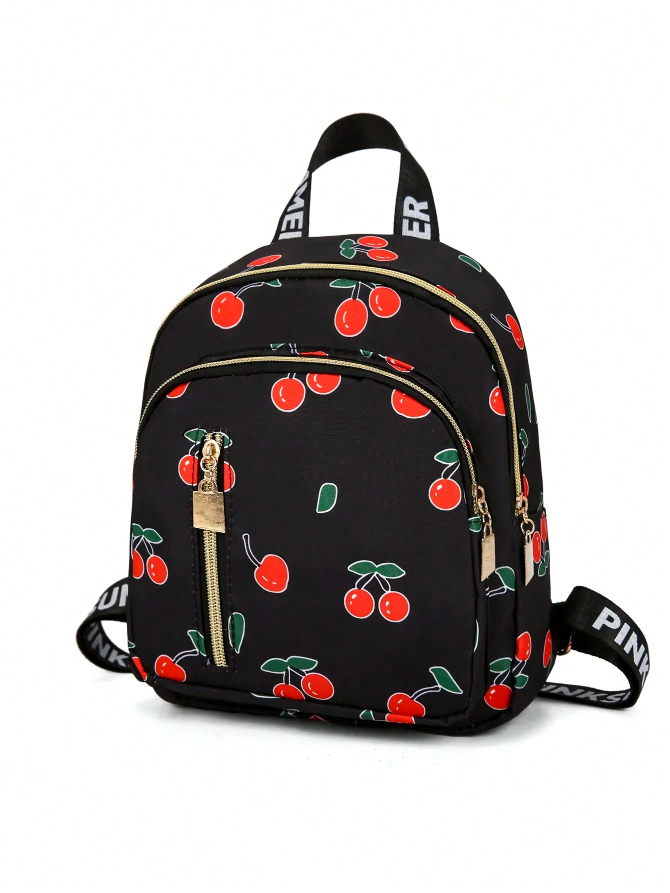 Nylon Women's Black Backpack With Laptop Compartment Casual Everyday