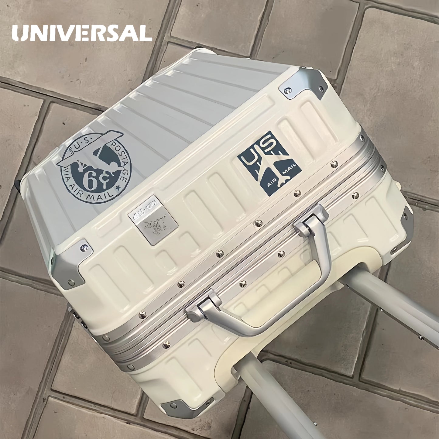 Ultra Sturdy Aluminum Frame Luggage Set, Two Piece Carry On