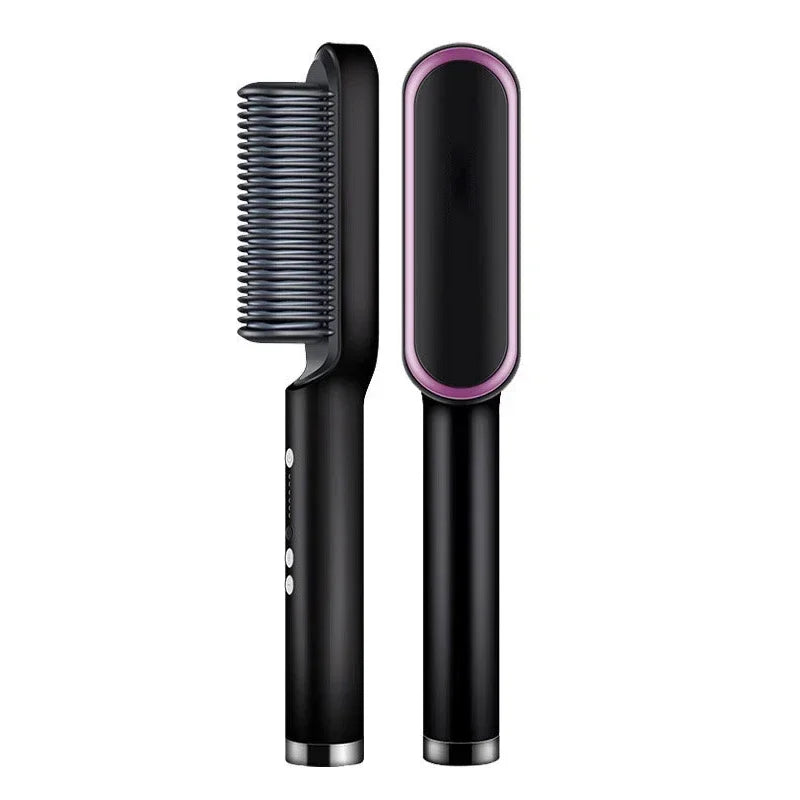 Thermostatic Hair Straightener Comb With 5 Temperature Settings
