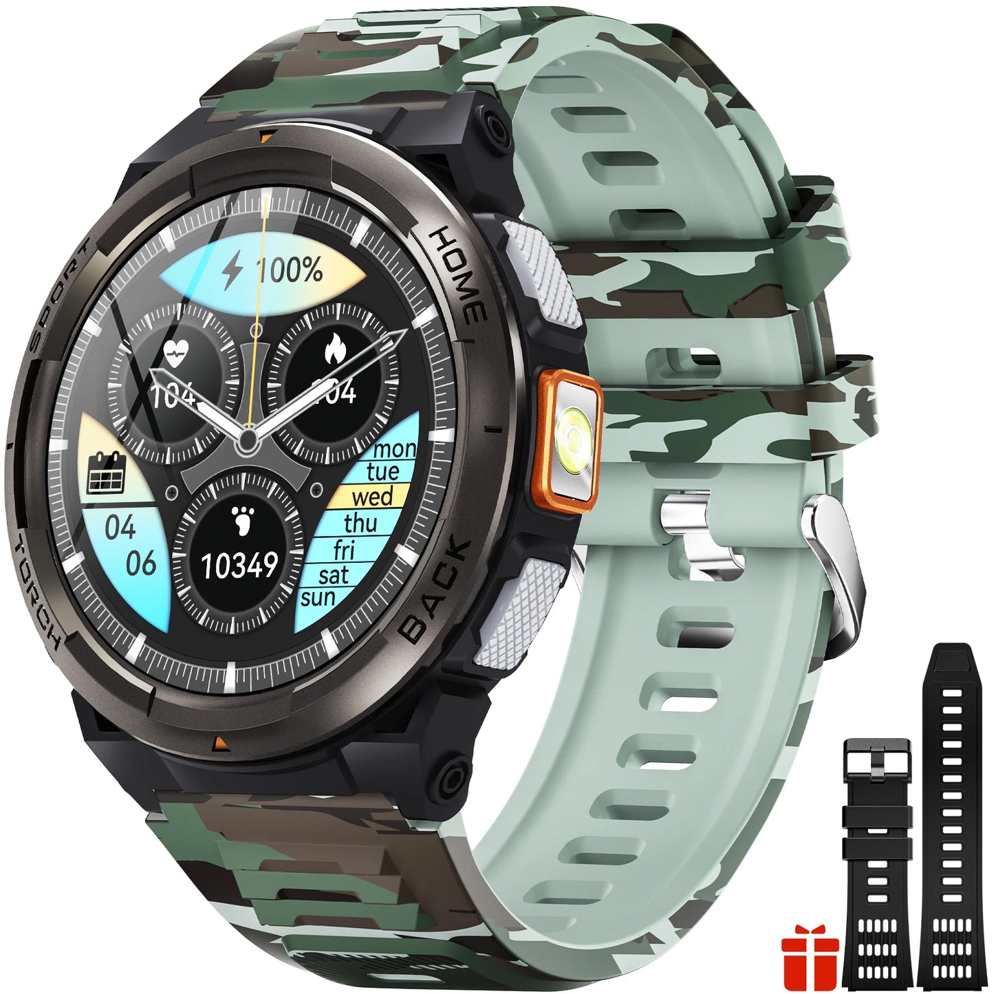 EIGIIS KE5 Smart Watch 3ATM Waterproof With Compass