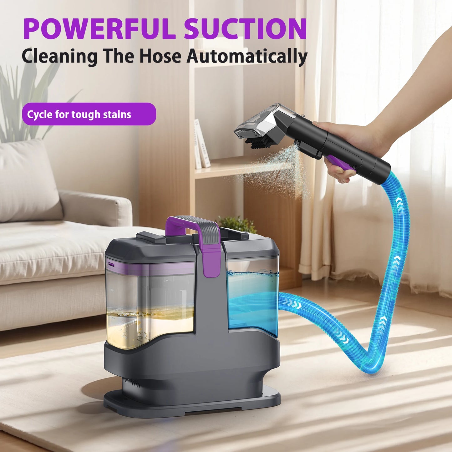 INSE C9 Spot Vacuum Cleaner With Corded Hose For Sofa