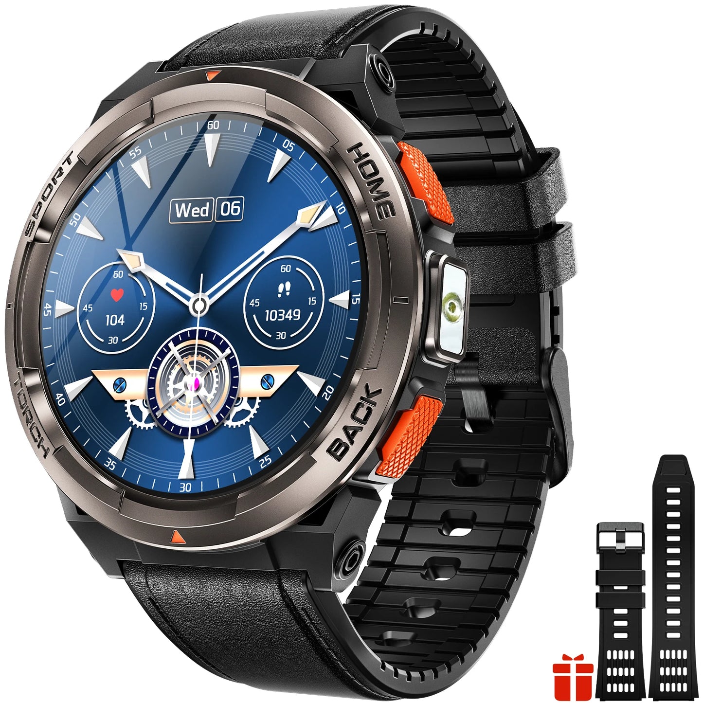 EIGIIS KE5 Smart Watch 3ATM Waterproof With Compass