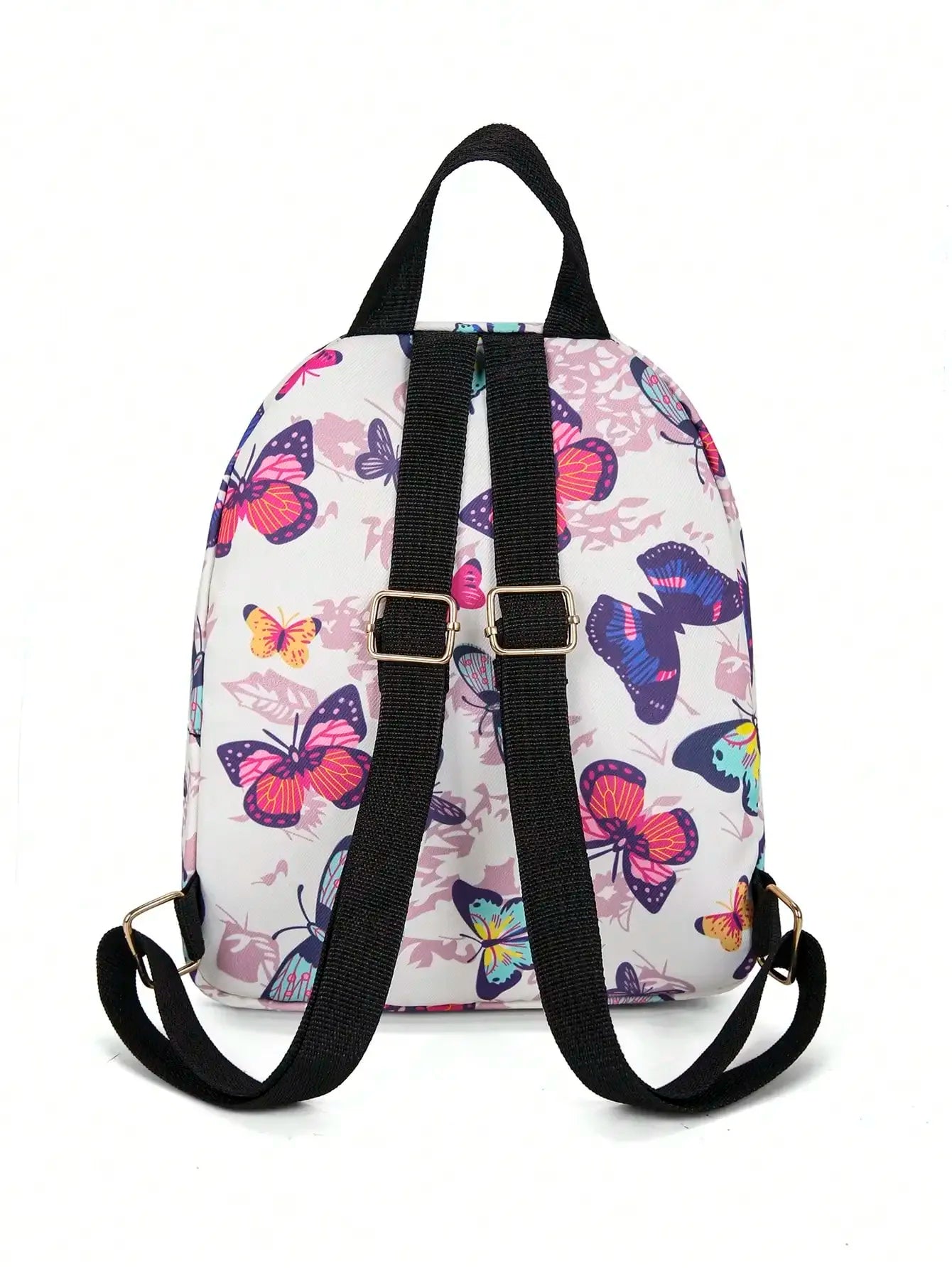 Nylon Women's Black Backpack With Laptop Compartment Casual Everyday