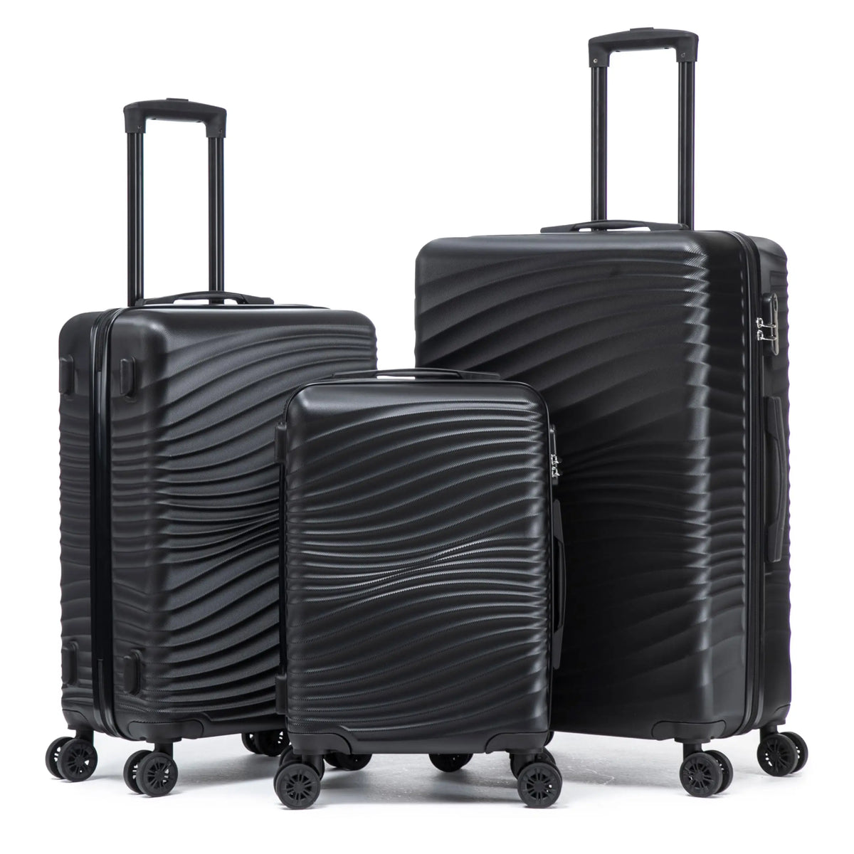 ABS Hardshell Luggage Set With Spinner Wheels And TSA Lock