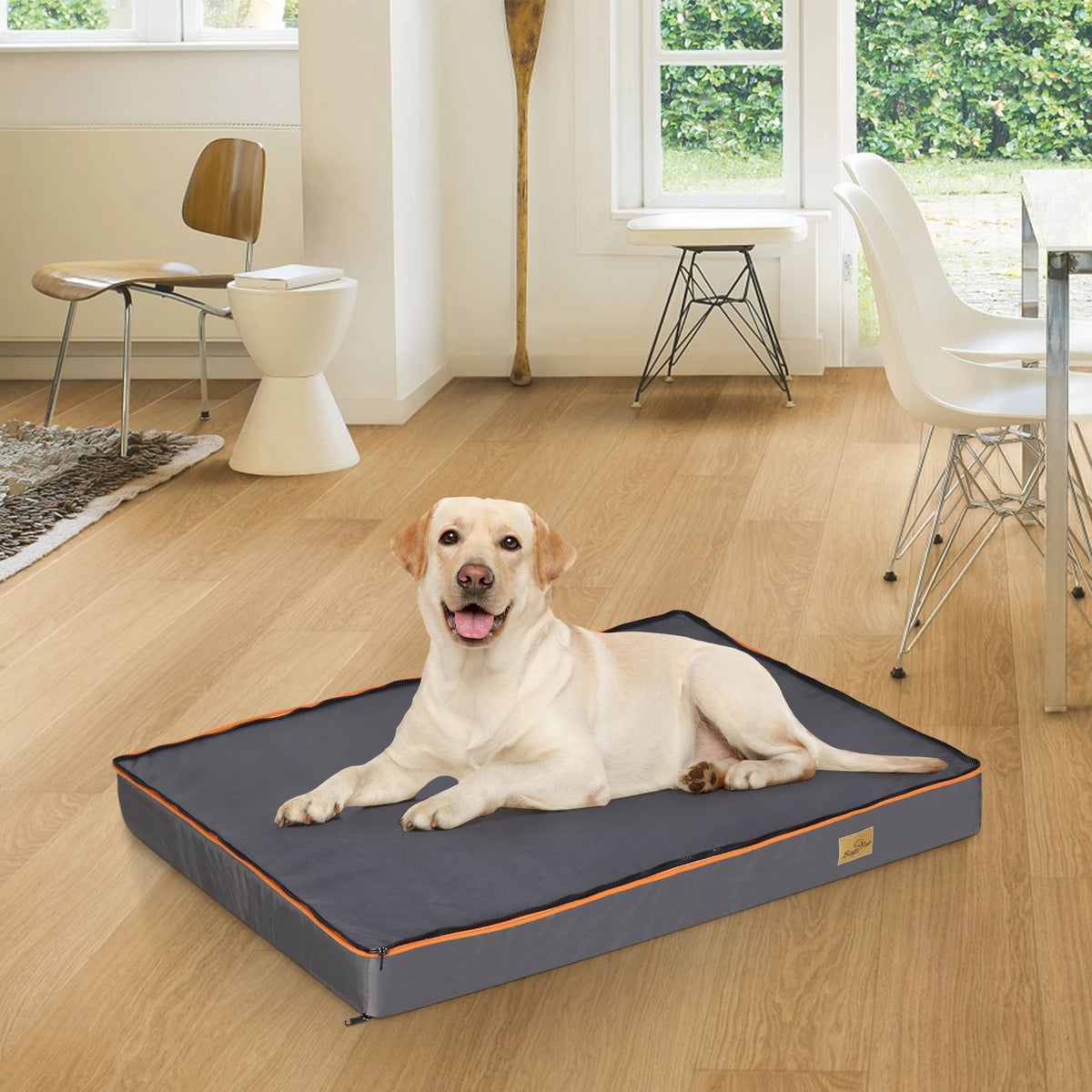 BINGOPAW Orthopedic Dog Bed With Washable Removable Waterproof Cover