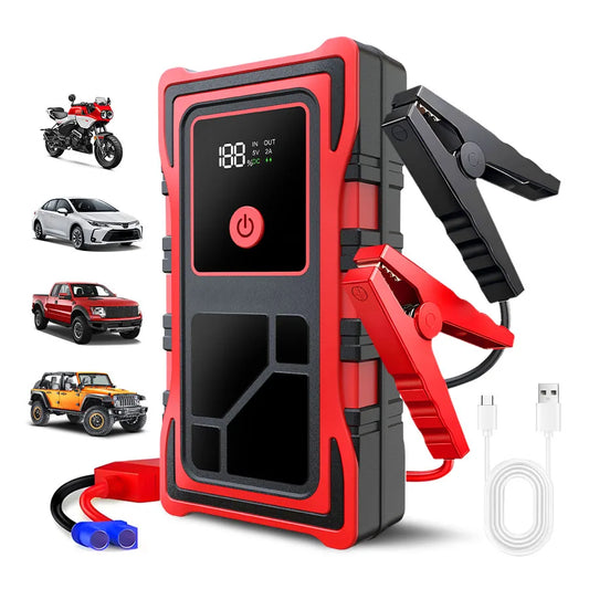 Portable Jump Starter 7000A Peak Current Bidirectional Fast Charge