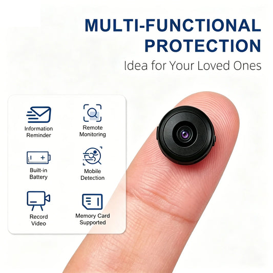 Portable 4K Security Camera With Night Vision And Motion Detection