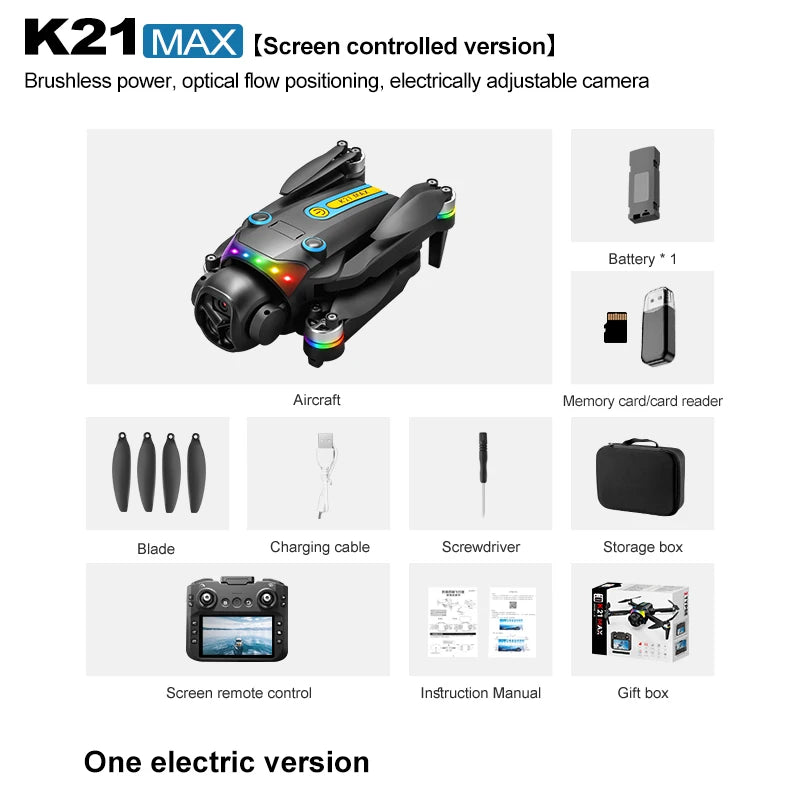 ZNLYRION Folding RC Drone With Dual Cameras And WiFi