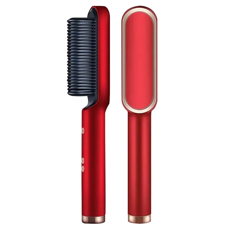 Thermostatic Hair Straightener Comb With 5 Temperature Settings