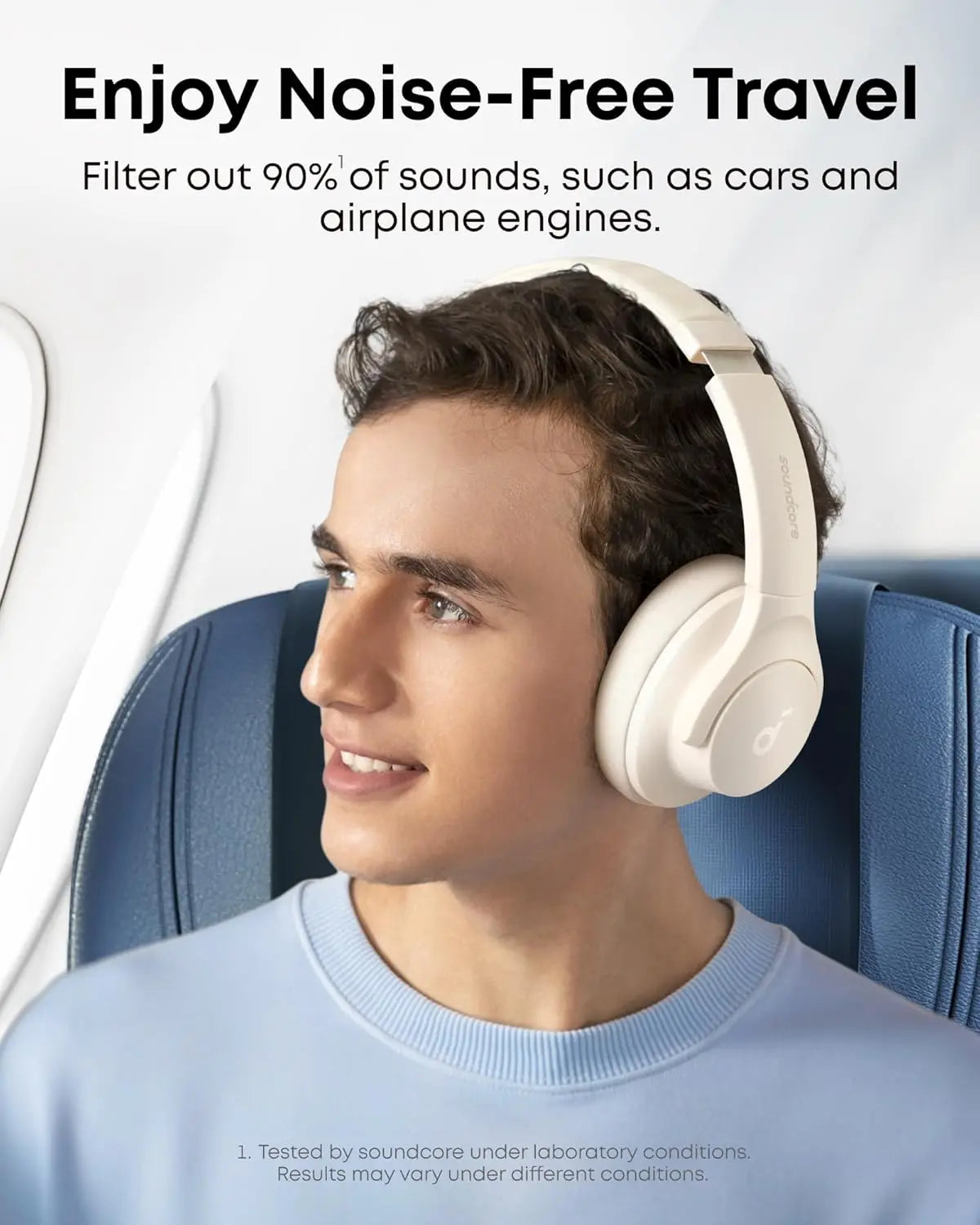 Soundcore By Anker Q20i Hybrid ANC Wireless Headphones 40Hour Battery