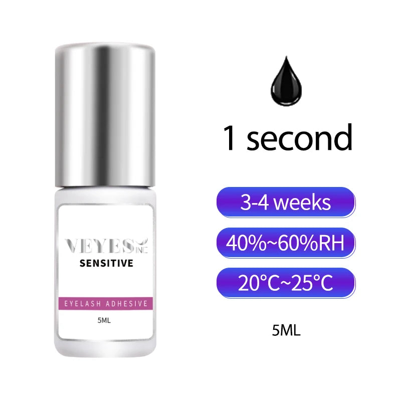 Veyes Inc Fast Drying Eyelash Extensions Adhesive Long Lasting Hold