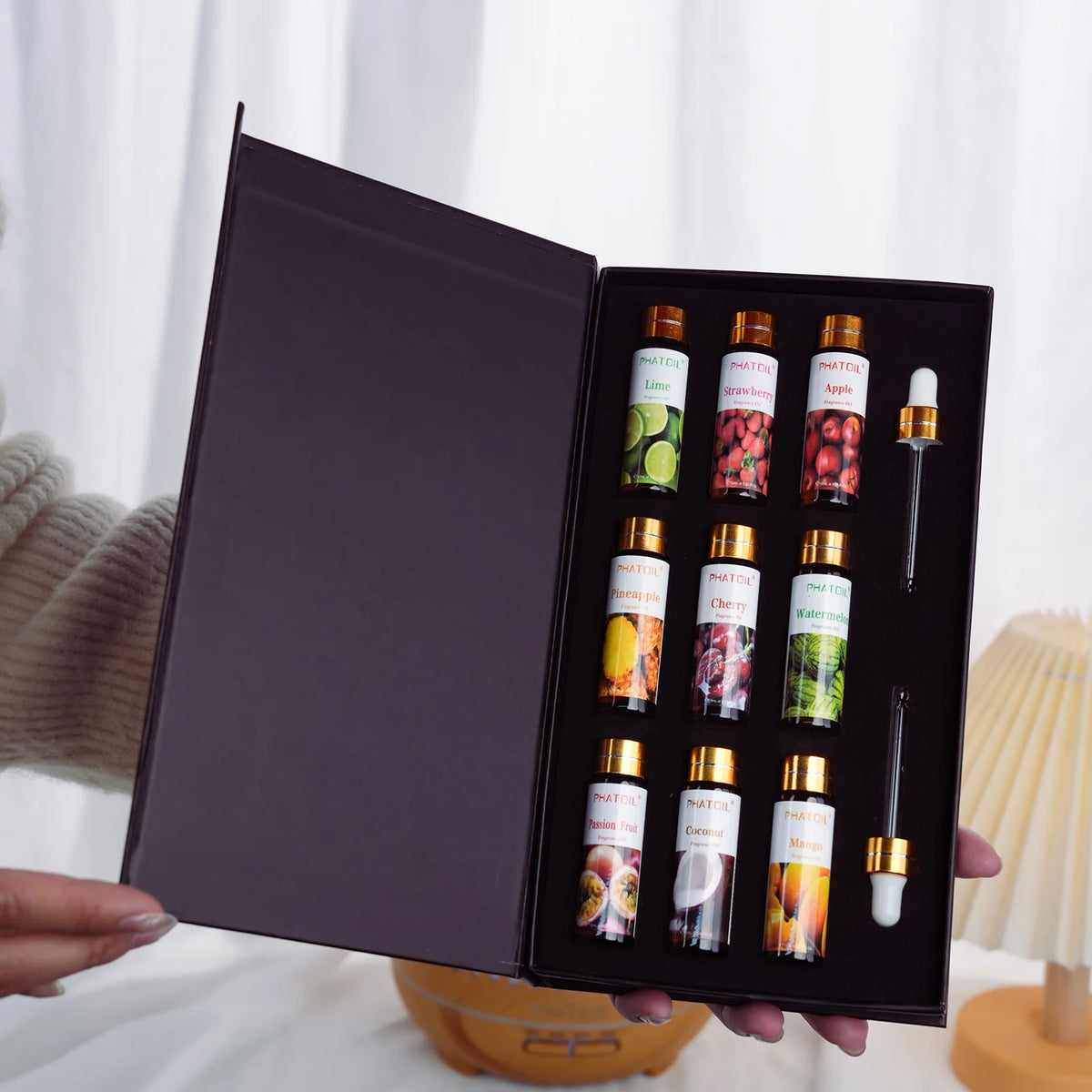 PHATOIL Fruity Fragrance Oils Gift Set For Candle Soap Making
