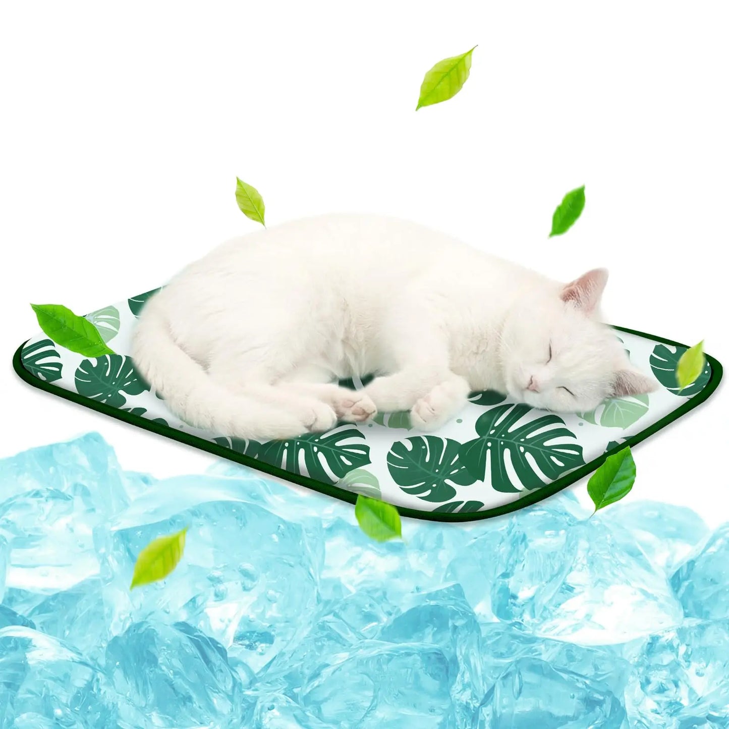 Washable Cooling Blanket Ice Silk Mat For Dogs And Cats