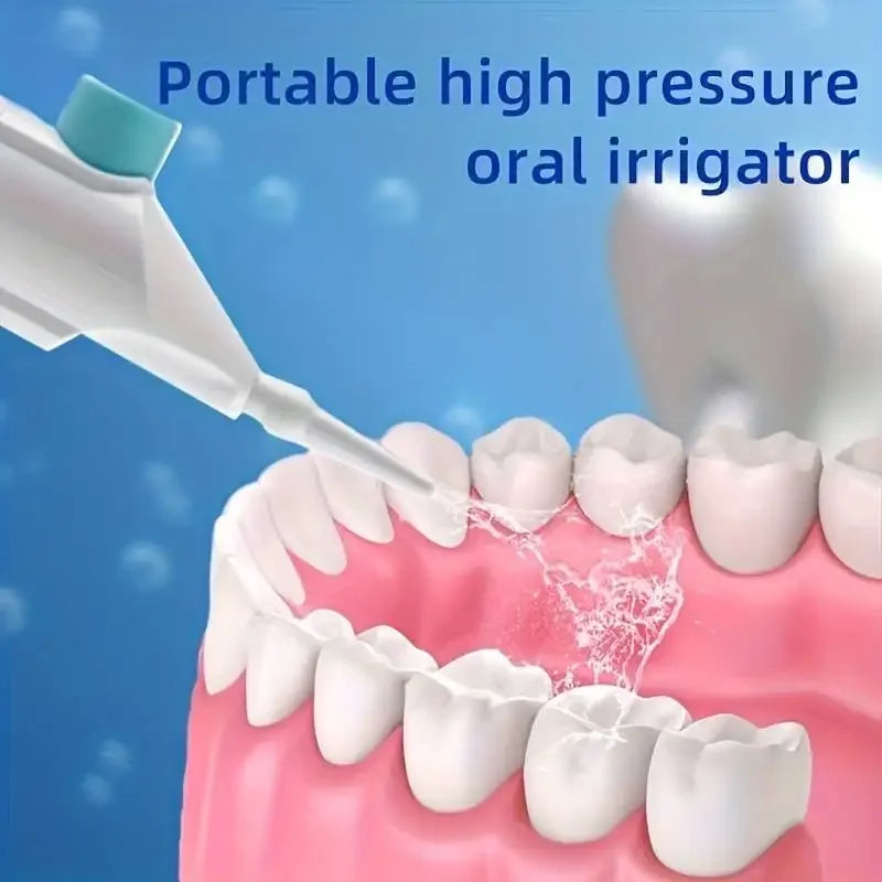 Portable High Pressure Oral Irrigator For Teeth Cleaning And Flossing