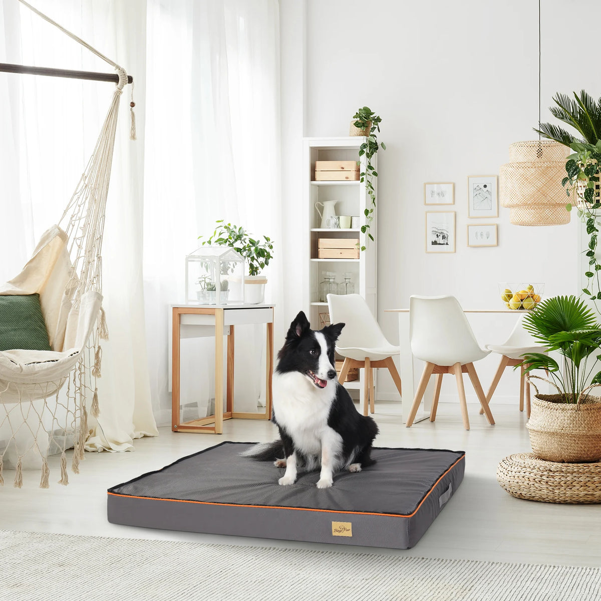 BINGOPAW Orthopedic Dog Bed With Washable Removable Waterproof Cover