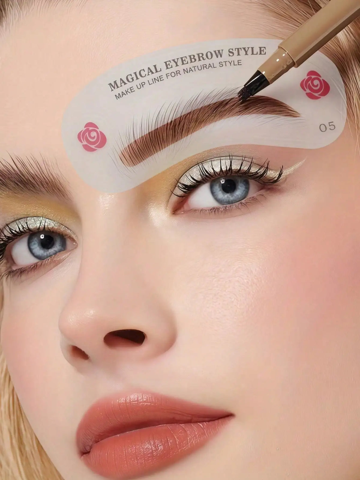 Reusable Eyebrow Shaping Stencils for Easy Makeup and Grooming