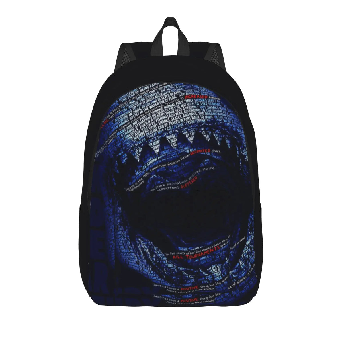 Jaw Shark Classic Film Amity Island Unisex Foldable Backpack