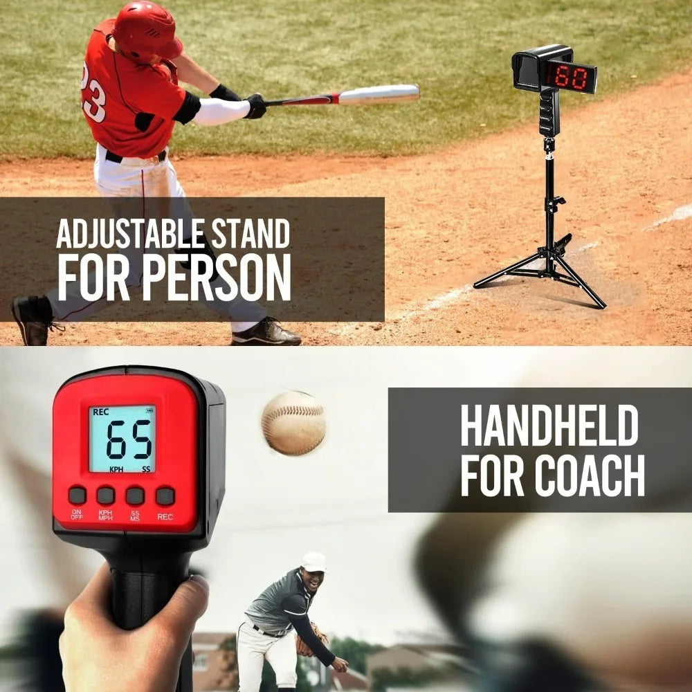 Baseball Radar Gun Speed Sensor With LCD Display For Pitching