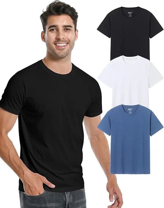Pioneer Camp Men's Bamboo Viscose Soft Crew Neck T-Shirt
