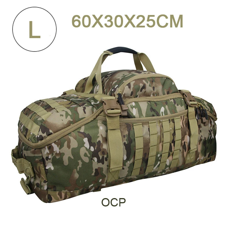LQARMY Outdoor Tactical Backpack Molle Duffel Bag For Hiking