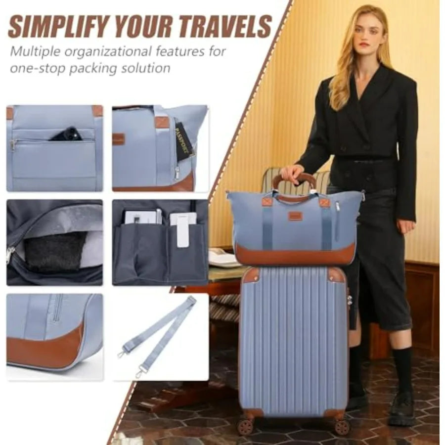 Carry On Luggage Set 3-Piece With Wheels And TSA Lock