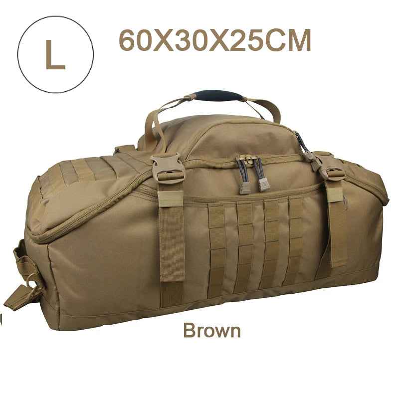 LQARMY Outdoor Tactical Backpack Molle Duffel Bag For Hiking
