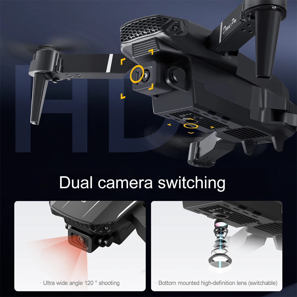 ZNLYRION Folding RC Drone With Dual HD Camera 50x Zoom