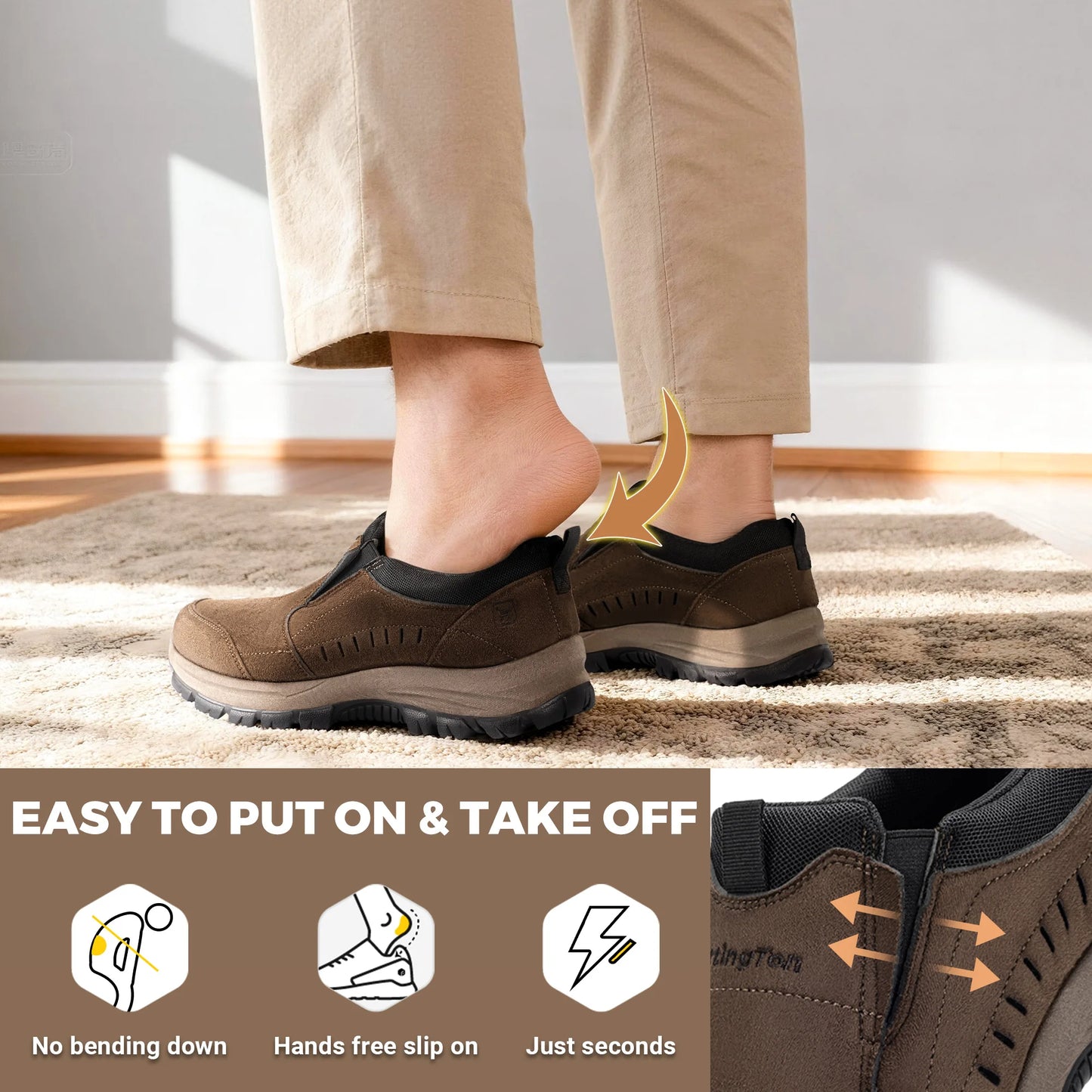 Men's Slip On Loafers For Business Casual Comfort All Day
