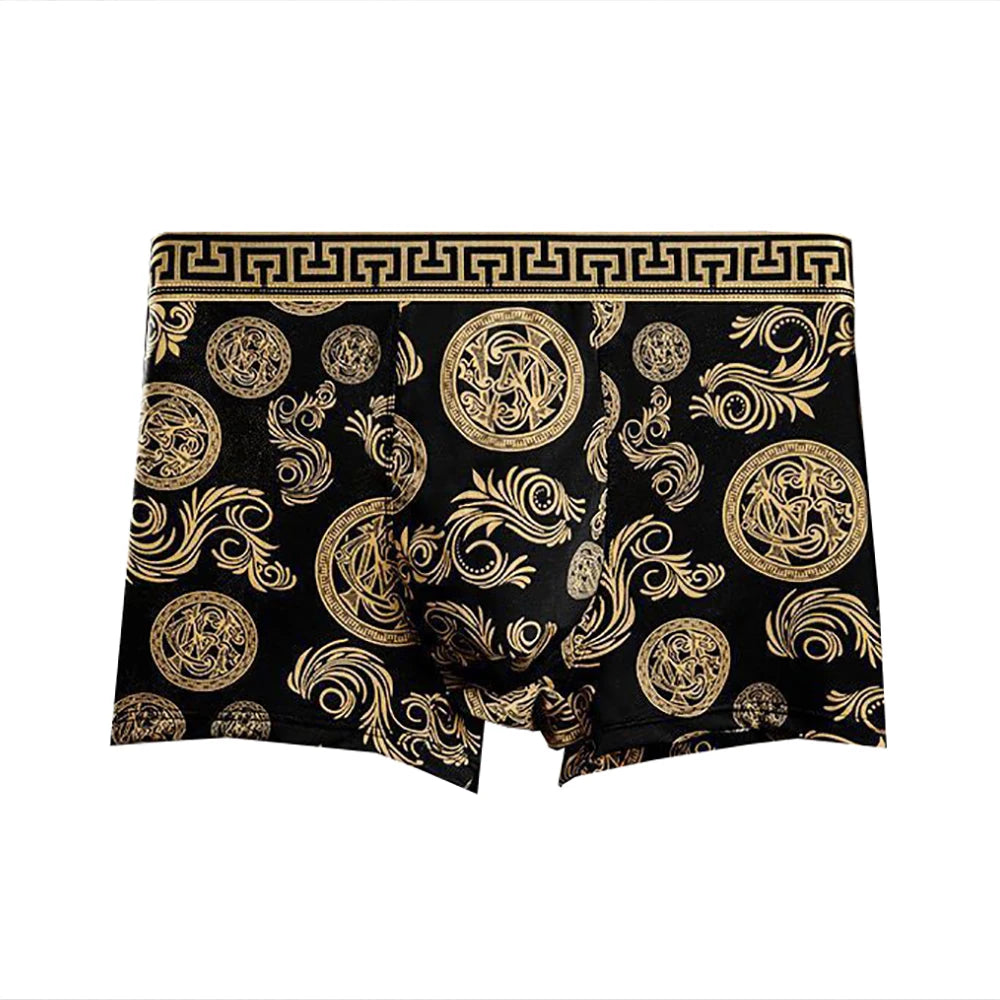 SYi Qarce Men's Boxer Shorts Breathable Print Underwear