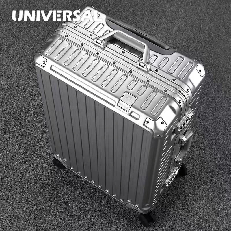 Ultra Sturdy Aluminum Frame Luggage Set, Two Piece Carry On