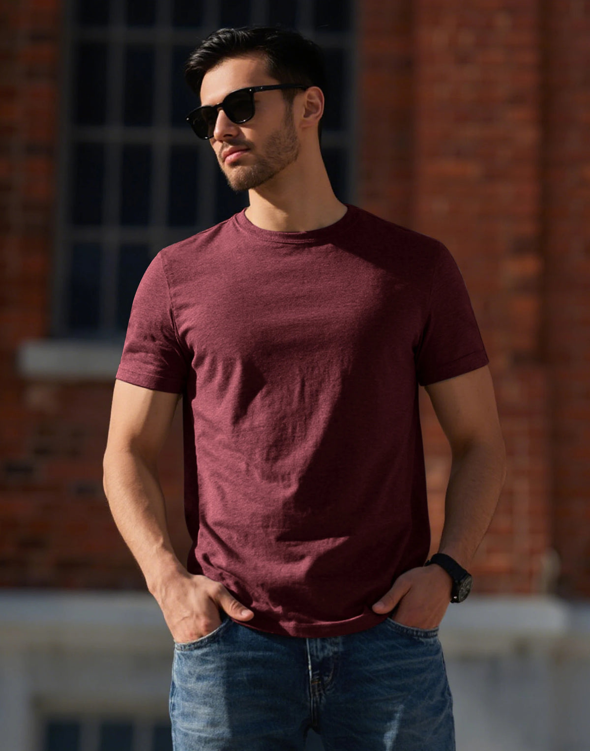 Pioneer Camp Men's Bamboo Viscose Soft Crew Neck T-Shirt