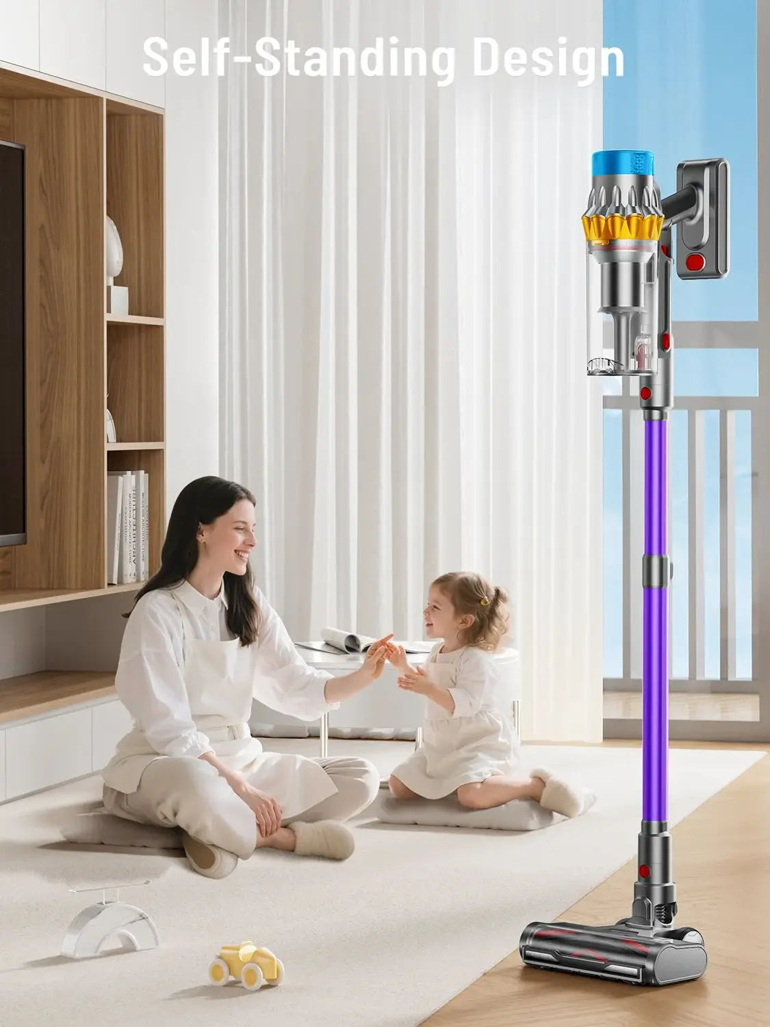 VAKERR X15 Pro 650W Cordless Vacuum Cleaner For Pet Hair HEPA