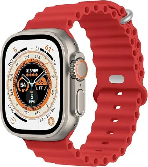 HiWear Smartwatch With Case 7 Bands, HD Touchscreen, Bluetooth Calling