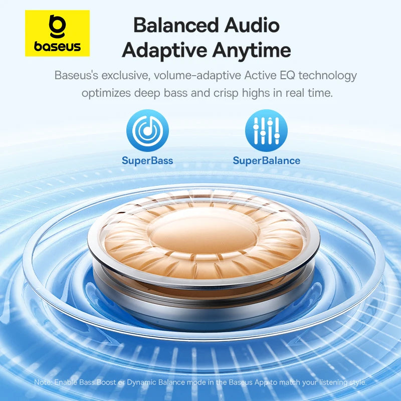 Baseus Bass BP1 Pro Wireless Earbuds with Active Noise Cancellation