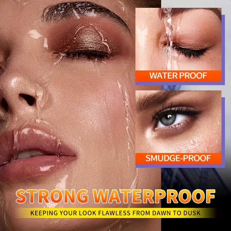 3 Pack Volumizing Mascara Set With Three Brush Heads Waterproof