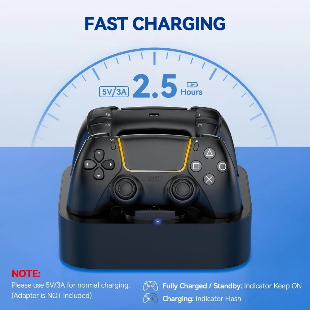 Fast Charging Dock for PlayStation 5 DualSense Controllers