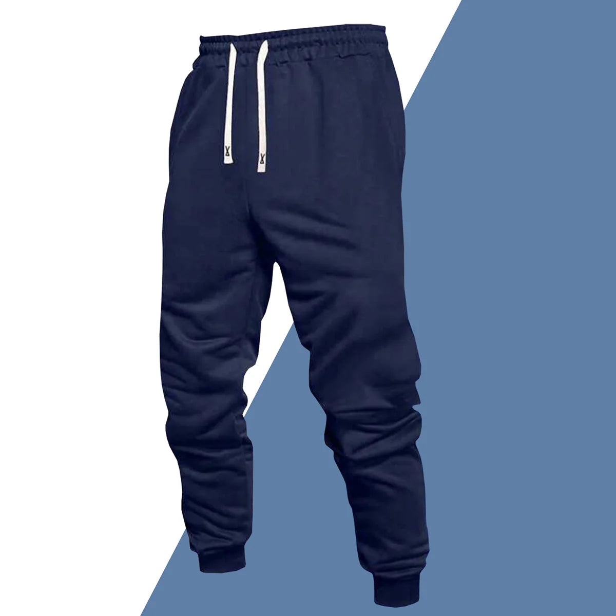 Men's Casual Drawstring Jogger Pants for Sports and Outdoor Wear