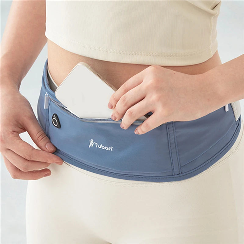 Slim Waterproof Waist Bag for Men and Women Fanny Pack